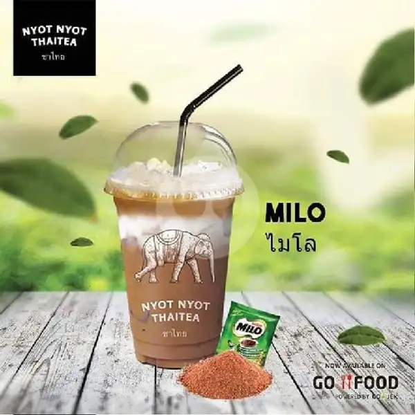 Thai Tea Mix Milo Ice ( L ) | Thai Tea Nyot Nyot, Botania