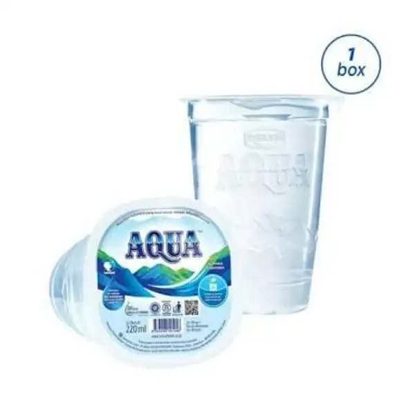 Aqua Gelas | Roti Bakar Mas Bro, Jeruk