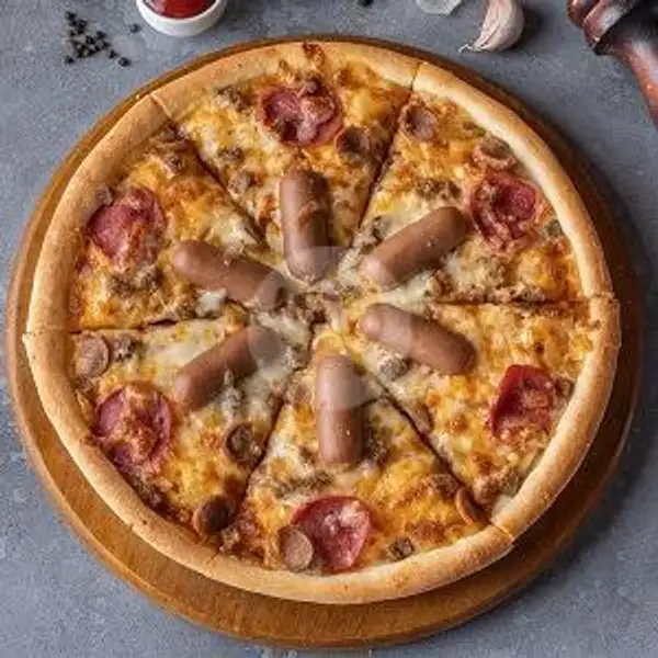 Sausage Mania Reguler | Pizza Boxx, Kahfi