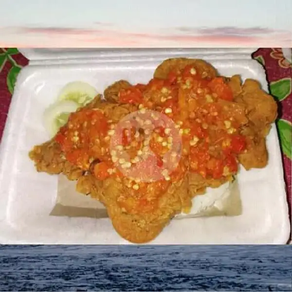 Ayam Geprek Tampa Nasi | Dapur Yuk Ros, P Tirtayasa