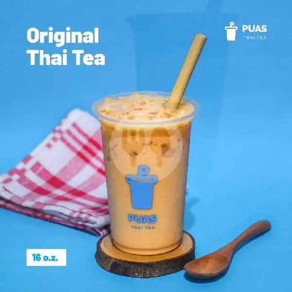 Original Thaitea Cup Medium | Puas Thai Tea, Tukad Irawadi