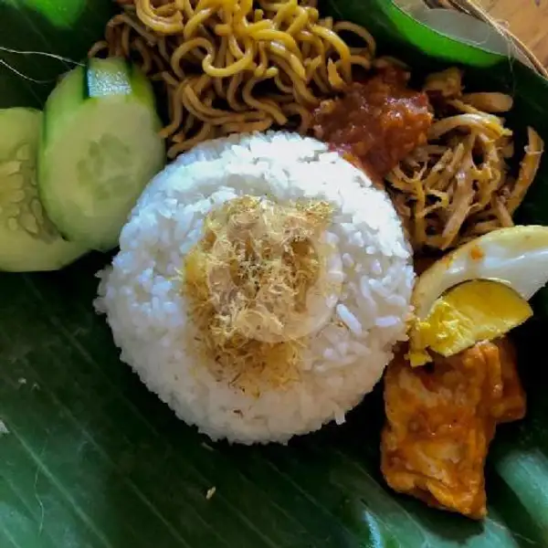 Nasi Jinggo Ayam Bakar Sere Lemo | Warung Dethank You, Pulau Nias