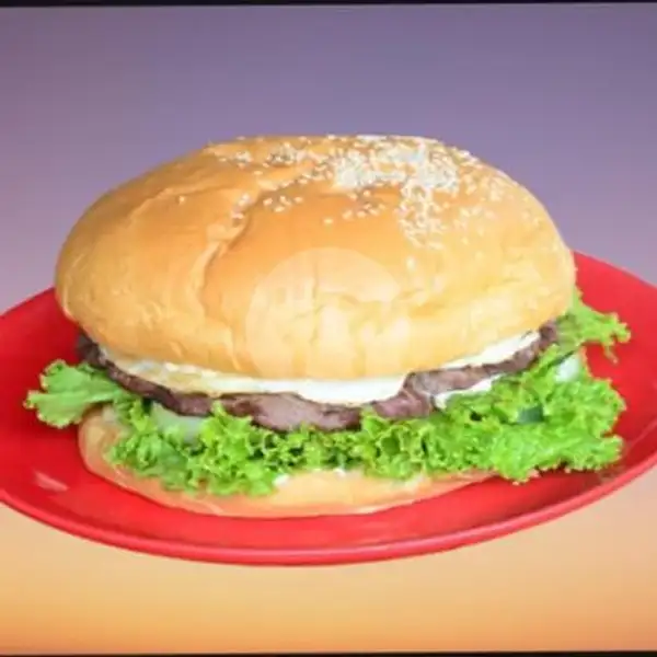 Burger Beef Slice | Kedai 90, Abdul Azis