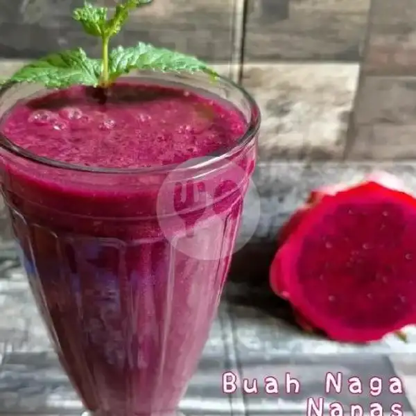 Juice Sayur Dan Buah ( Kale Curly + Nanas+ Naga+ Tomat ) | Juice Buah Ori