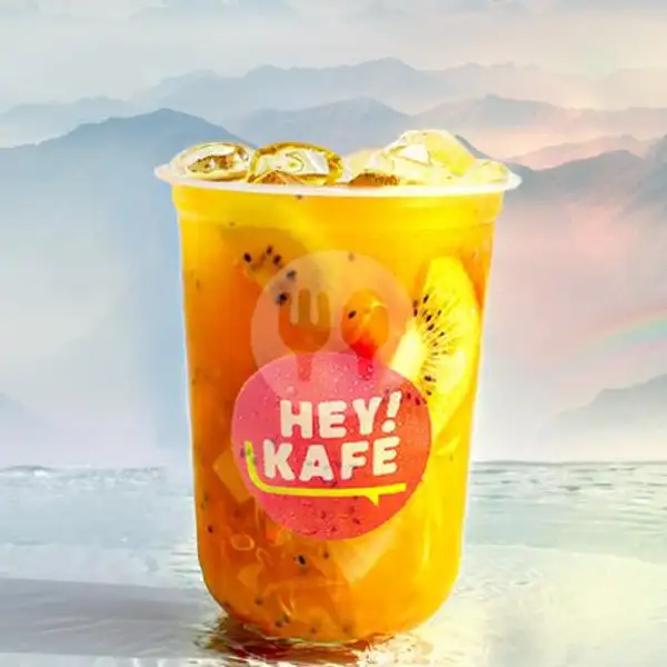 Mango Fruit Tea | Hey Kafe, Plaza Depok