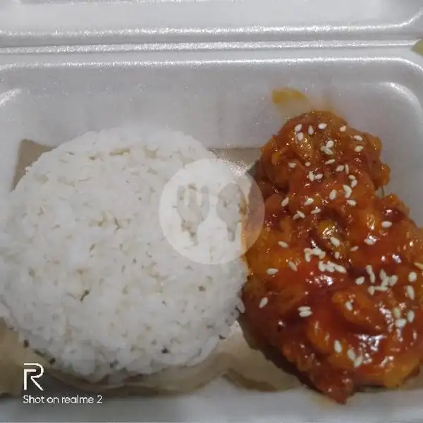 Paket Nasi Chicken Korean | Paket Nasi Ayam
