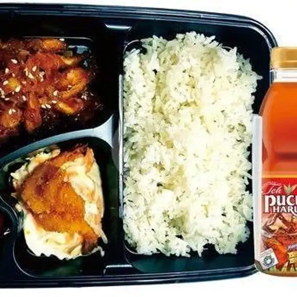 Combo Crispy Chicken | Spicy Yakiniku (Rice Bowl), Teuku Umar