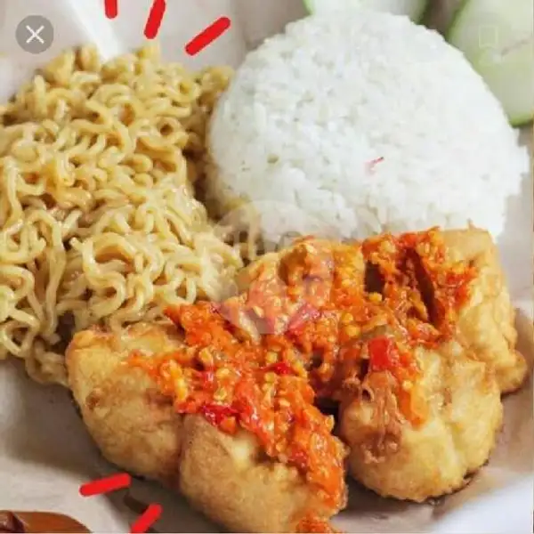 Paket Ayam Geprek + Indomie Goreng | Dapur Yuk Ros, P Tirtayasa