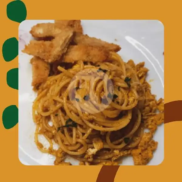 Spaghetti Chicken Curry | Rice Box Yobeliyoo, Denpasar