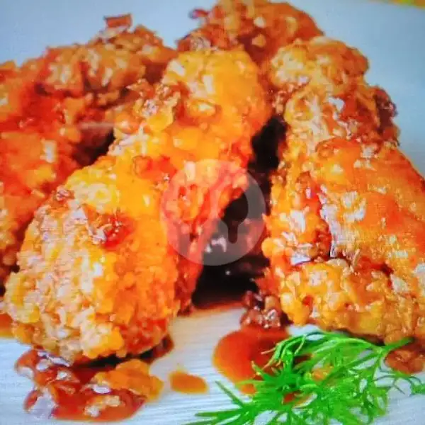 Honey Garlic Butter Fried Chicken | Ayam Geprek Alanos, Nata II