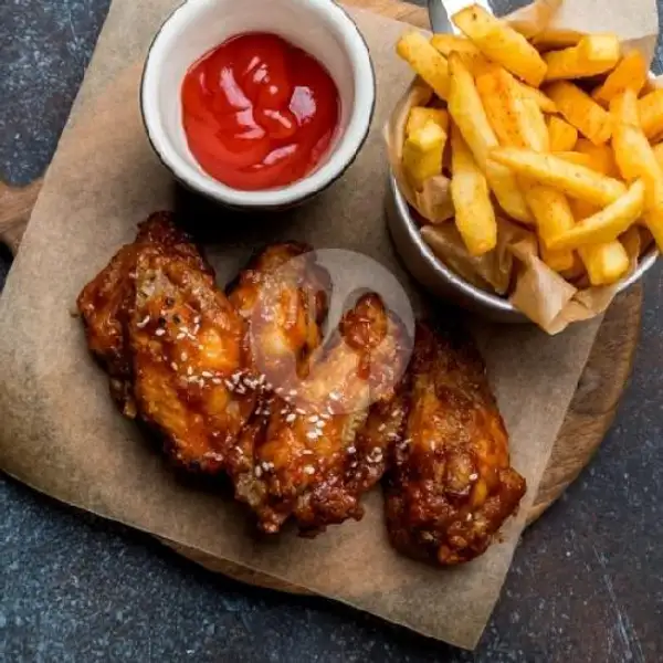 Paket Chicken Wings | Steak Dan Ayam Bakaran Nyai, Ciledug