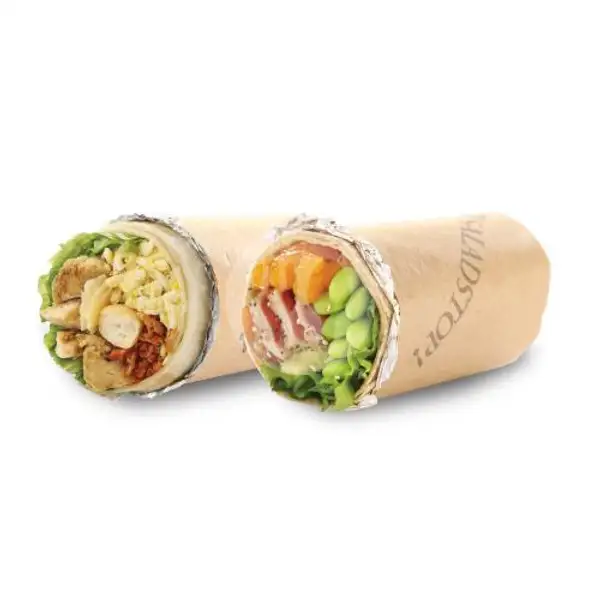 Paket Combo #MakanSehat C Wrap | SaladStop!, Kertajaya (Salad Stop Healthy)