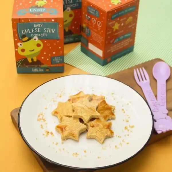 Baby Cheese Star Cookies 150 Gr | Little Box, Semeru