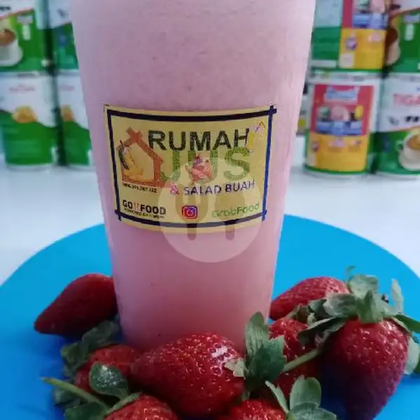 Jus Strawberry Jumbo | Salad Buah, Gubeng
