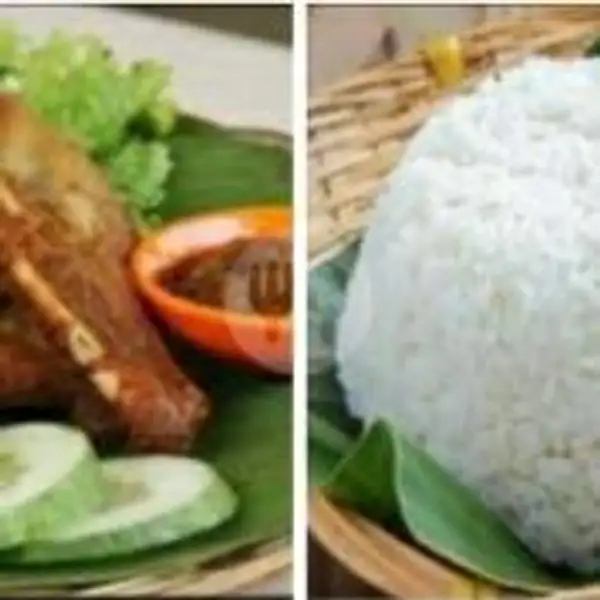 Nasi Ayam Goreng + Nasi | Pecel Lele Putry