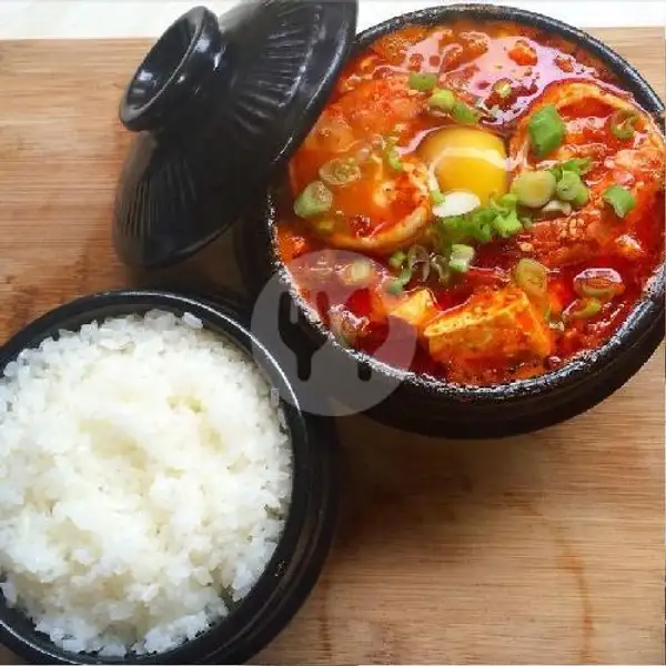 Sundubu Jjigae + Nasi | Naga Korean Food, Cipaku