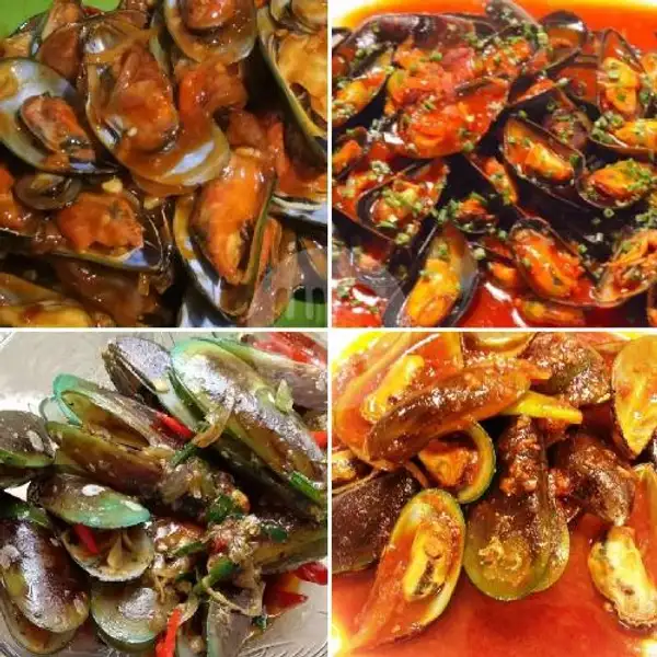 Kerang (Hijau) Saus Padang, Rica Rica, Lada Hitam , Asam Manis, Kuah Asam | Crab Food Mami Cilla, Samarinda Ulu
