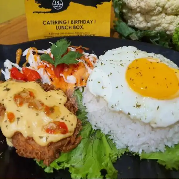 Paket Ayam Geprek Keju+Telor Ceplok | Mie Bangka99, Pamulang