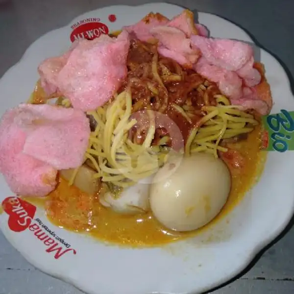 Lontong Mie Kuah Kacang Plus Telur | Lontong Sayur Serasi Padang, PHH Mustofa