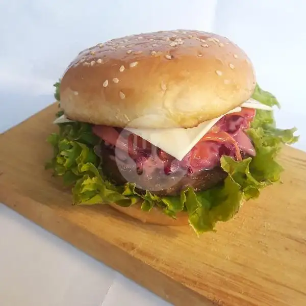 Beef Burger Rainbow with Cheese | Rainbow Toast, SetrasariMall