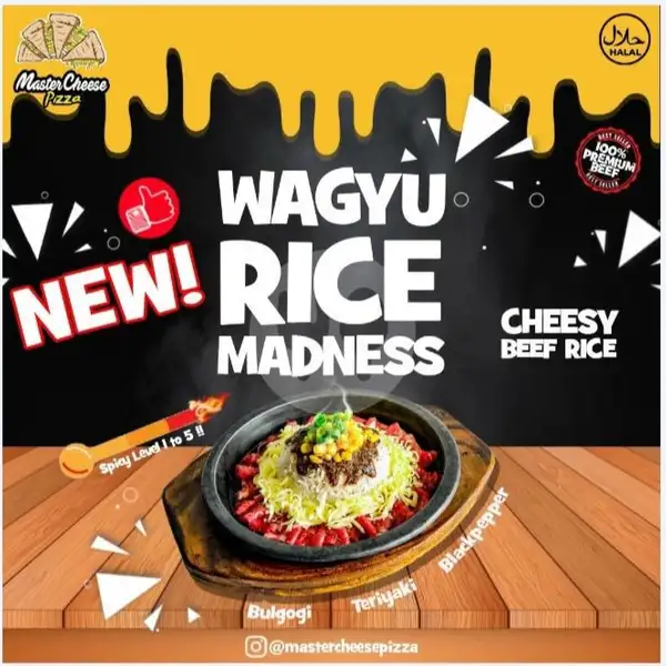 Cheesy Beef Rice | MasterCheese Pizza, Depok