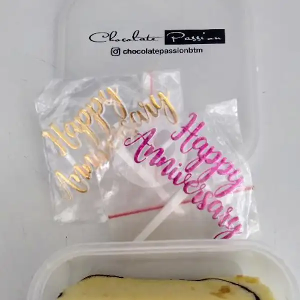 Cake Topper Anniversary | Chocolate Fusion Cake, Batam