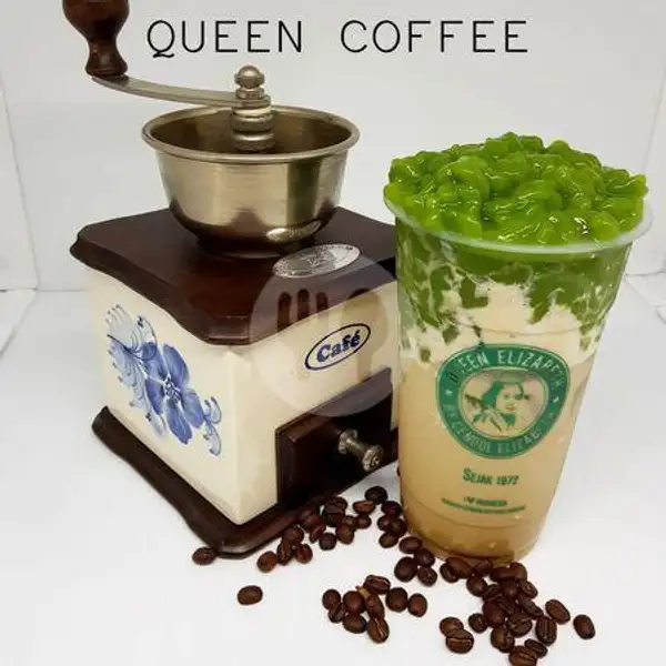 Queen Coffe Medium | Cendol Queen Elizabeth, BTC