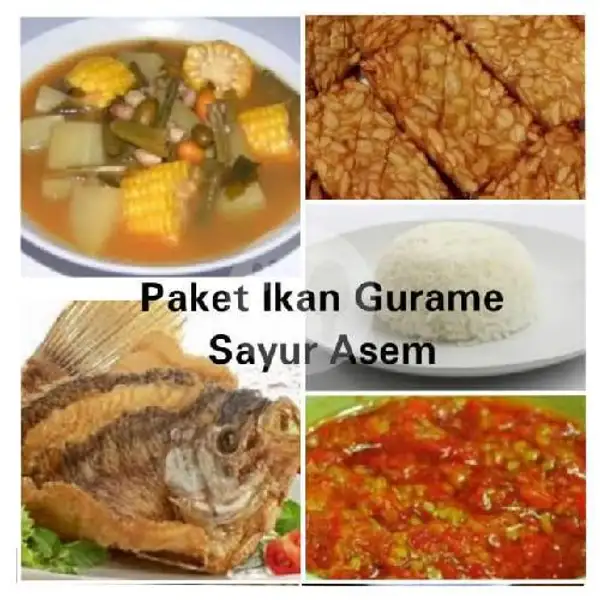 Paket Ikan Gurame Sayur Asem | Warkop Ayam Gepeng, Cimanggis
