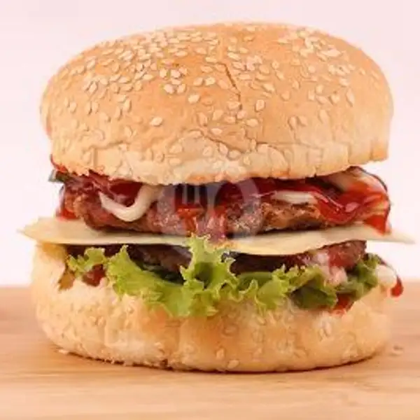 Premium Cheese Burger Gjk | d'BestO, Swadarma Raya