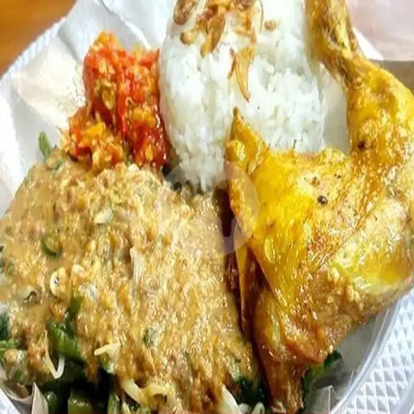 Nasi Pecel Ayam | Ayam Tulang Lunak Kesia, Pondok Aren