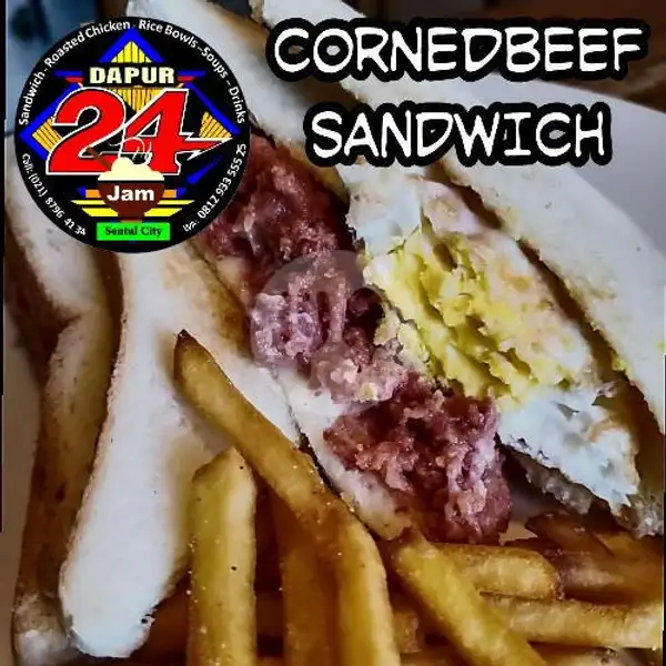 CornedBeef Sandwich | Dapur 24, Taman Venesia Sentul City