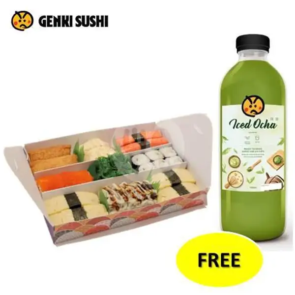 Buy Samurai Ginza, Get Free 1L Iced Ocha | Genki Sushi, Paragon Mall Semarang