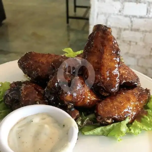 Honey BBQ Chicken Wings | Anchor Cafe & Roastery, Dermaga Sukajadi