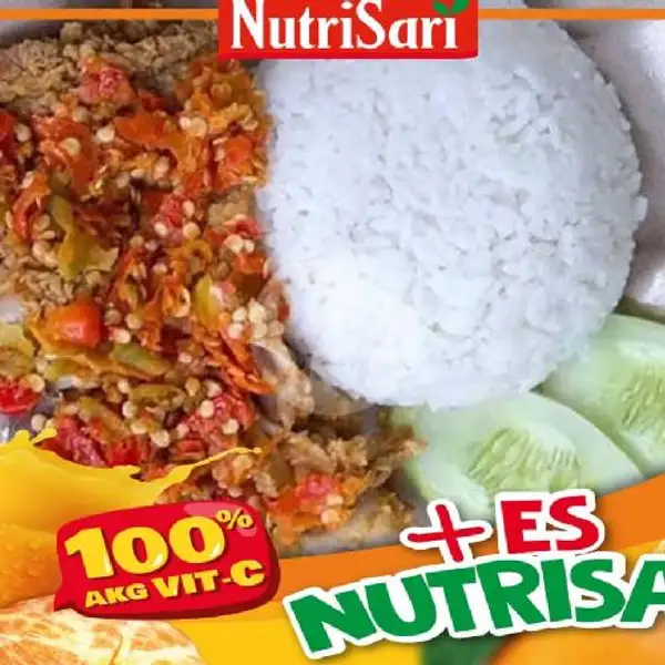 Paket Nasi Ayam Geprek  + Es Nutrisari | Depot Kayla, Tambaksari