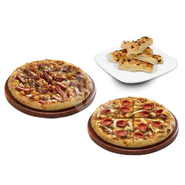 Paket Double | Pizza Hut Delivery - PHD, Kedungdoro