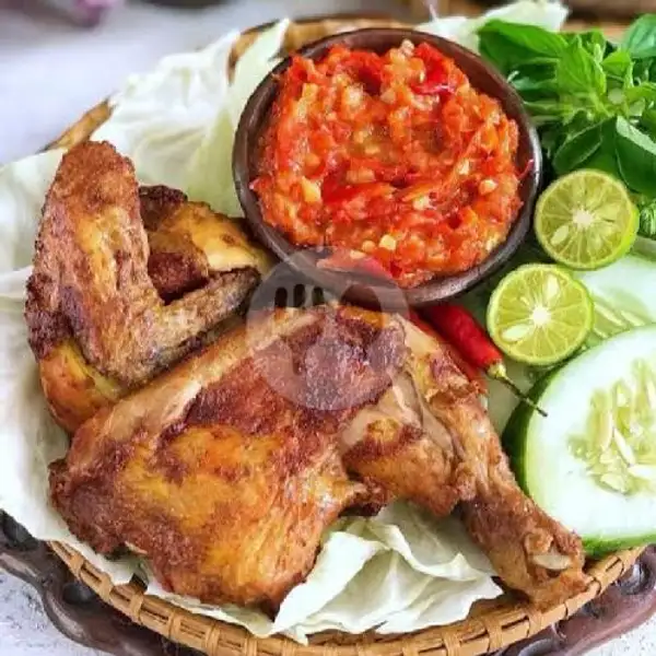 Lalapan Bebek Shiola + Nasi | Ayam Geprek Ria, Kanigaran