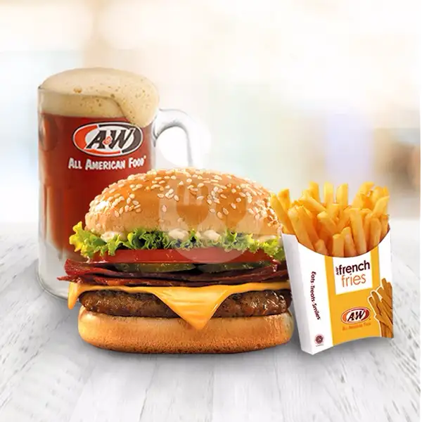 Paket Kentang B - Deluxe Burger | A&W, Transmart MX