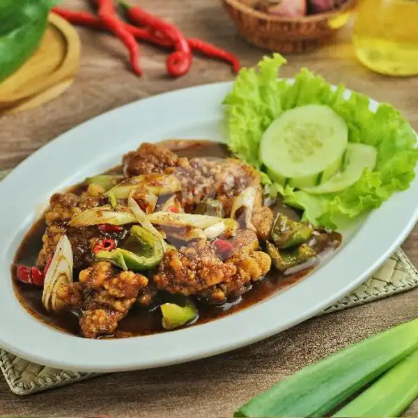 Nasi Ayam Lada Hitam | Atjeh Kupi, Pekanbaru