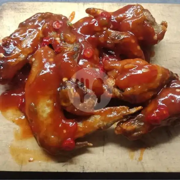 Chicken Wings Spicy | Nasi Kulit Munchies Favorite, Pulau Serangan