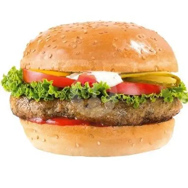Cang Burger Patty + Cheese | Ababe Steak, Pondok Labu