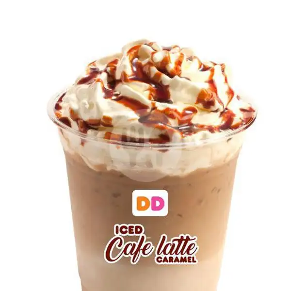 Cafe Latte Caramel (Ukuran M) | Dunkin' Donuts, Rest Area KM 57
