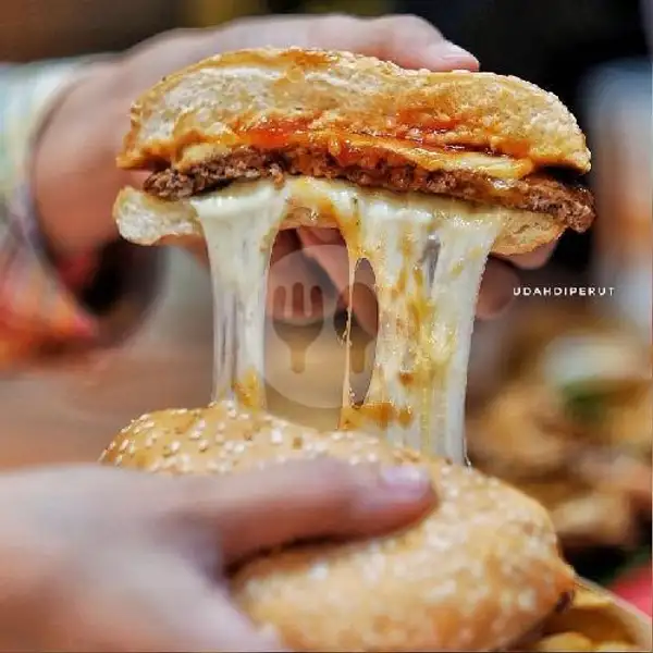 Mozarella Burger | Kebab Turki Babarafi Limbangan, Bendungan