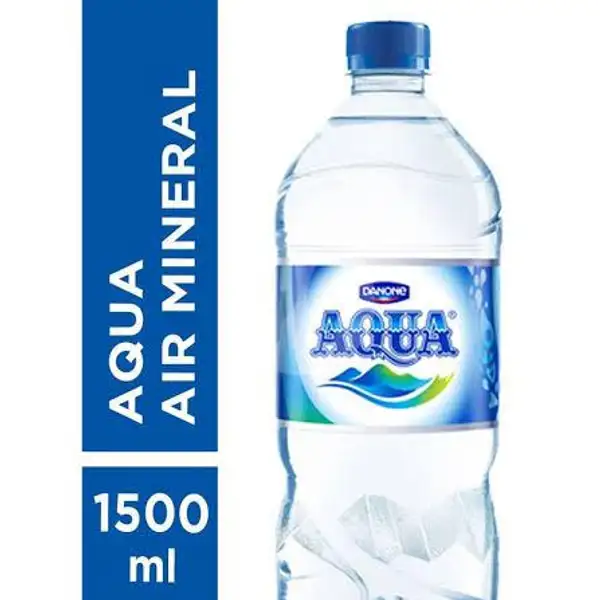 Aqua Air Mineral 1500ml | Nasi Lemak Upin-ipin, Nusa Kambangan