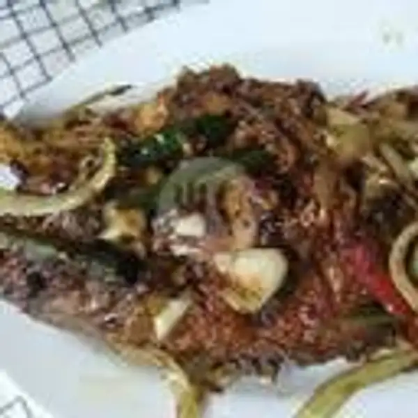 ikan kerapu saos lada hitam | Bandar 888 Sea food Nasi Uduk