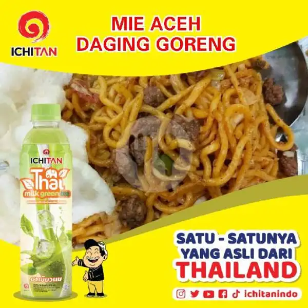 Mie aceh daging goreng+ ICHITAN | Warung Mie Aceh Asokaya