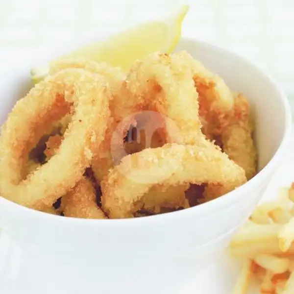 Calamary Rings With French Fries | Oregano Kitchen, Canggu