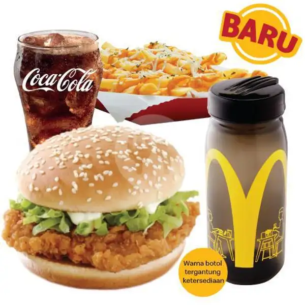 McSpicy Burger McFlavor Set + Colorful Bottle | McDonald's, Mall Ratu Indah