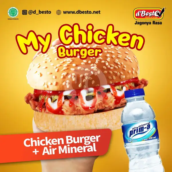 My Chicken Burger | D'BestO, Pasar Pucung
