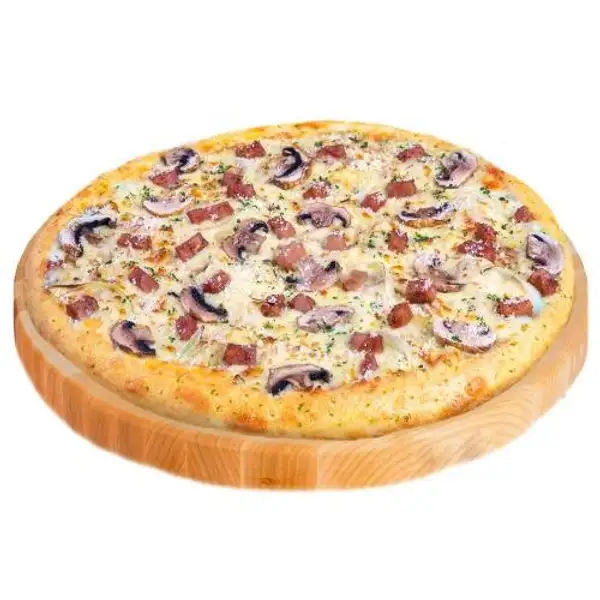 NewYorker Alfredo Chicken Mushroom Truffle | Domino's Pizza, Sawojajar