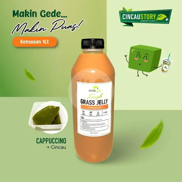 1 Liter Cincau Cappucino | Cincau Story, Gajah Mada Plaza